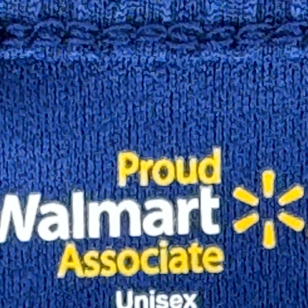 Official Walmart Employee 2026 Blue “Happy to Help” Vest - Picture 5 of 7
